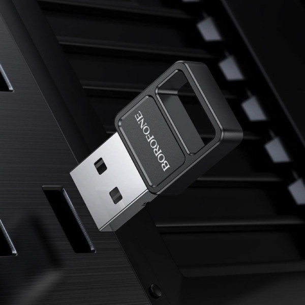 Фото - Переходник BOROFONE DH8 USB BT adapter Black (6941991109652)