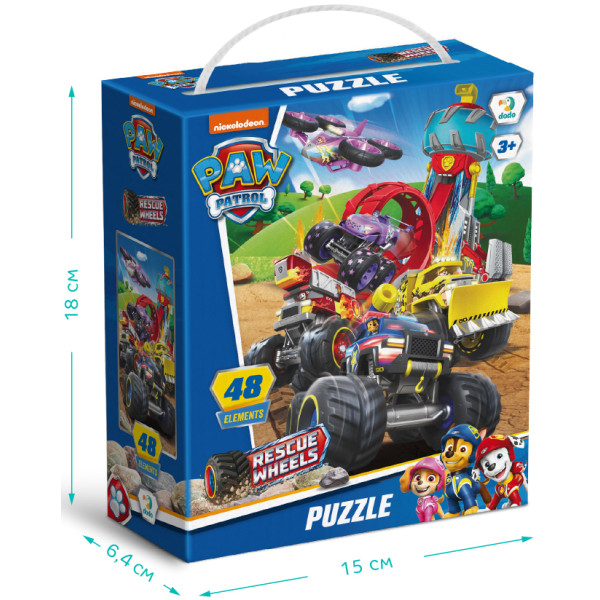 Фото - Пазли (3-4 роки) Dodo Paw Patrol. Rescue Wheels (48 елем.) (200524)