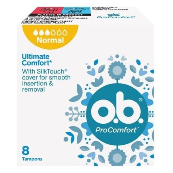 Фото - Тампони гігієнічні o.b. ProComfort Normal 8 шт. (3574661331119)