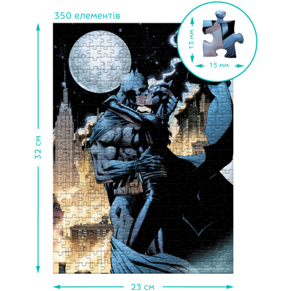 Фото - Пазли (8 +) Dodo Hard-S Batman. Бетмен та Жінка-кішка (200557)
