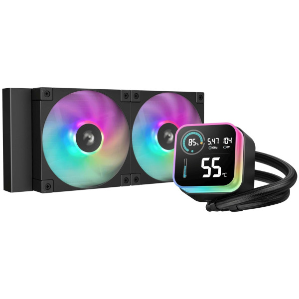 Фото - Водяна система охолодження Deepcool LQ240 Black (R-LQ240-BKLSMW-G-1)