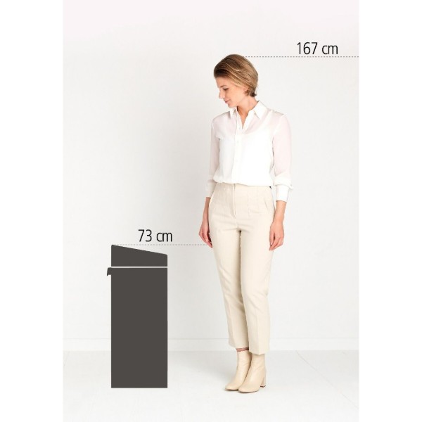 Фото - Бак для сміття Brabantia Touch Bin 40 л 200748