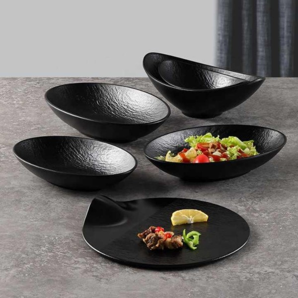Фото - Блюдо Wilmax Slatestone Black 19х15х6 см 360 мл (WL-661119 / A)