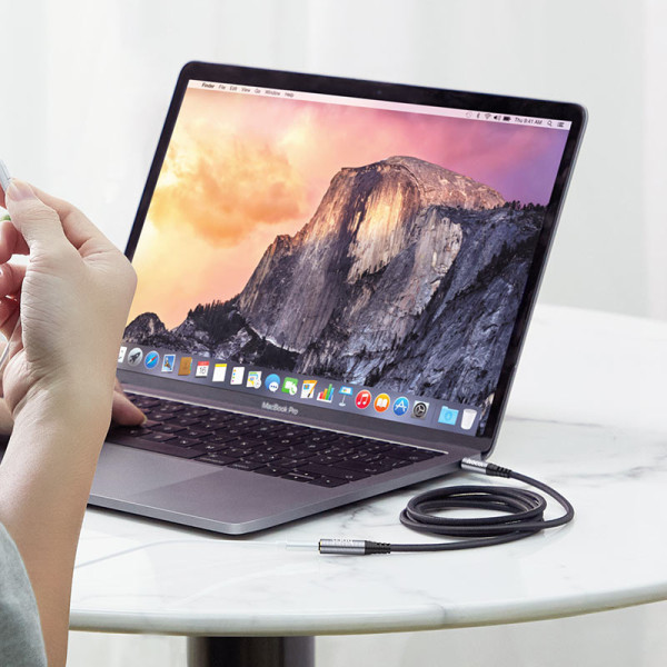 Фото - Кабель 3.5 мм -3.5 мм HOCO UPA20 3.5 2m Metal Gray (6931474762160)