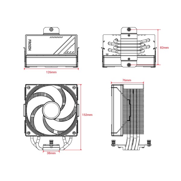 Фото - Процессорный кулер ID-Cooling FROZN A410 SE ARGB