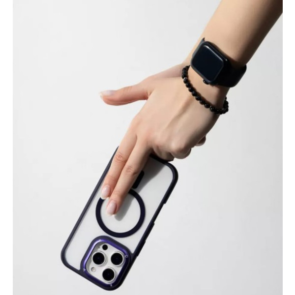 Фото - Чехол для смартфона Proove Clear Essence Case with Magnetic Ring iPhone 15 Pro midnight blue (PCCEIP15P008)