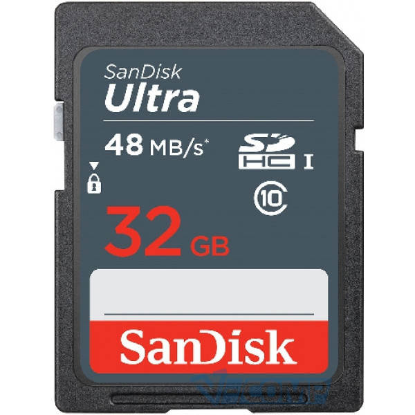 Фото - Карта пам'яті SanDisk Ultra SDHC 32GB Class10 UHS-I (SDSDUNR-032G-GN3IN)