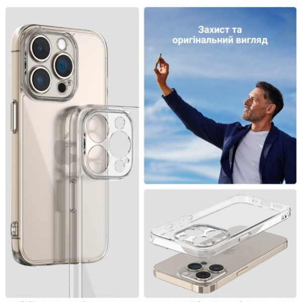 Фото - Чехол для смартфона Armorstandart Air for Xiaomi Poco M7 5G Camera cover Clear (ARM85153)
