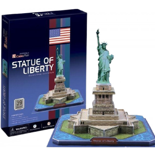 Фото - 3D пазли Cubic Fun "Статуя Свободи" (C080h) Фото - 3D пазли Cubic Fun "Статуя Свободи" (C080h)