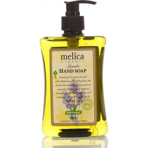 Фото - Рідке мило для рук Melica Organic Лаванда (4770416340682)