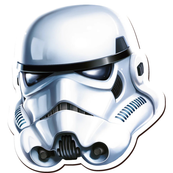 Фото - Пазли (5-7 років) Trefl Wooden Star Wars Шолом штурмовика 160 ел. (01888)