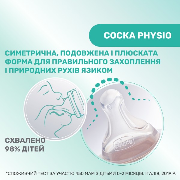 Фото - Бутылочка для кормления Chicco PERFECT 5  150 мл 0+ (20211.32.40)
