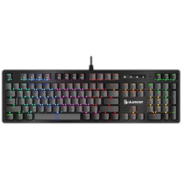 Фото - Клавіатура дротова ігрова Bloody B820R  (Black)