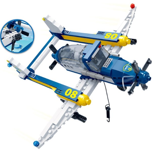 Фото - Пластиковий конструктор Banbao
 "Поліція" (213 Ел.) Літак (7029)