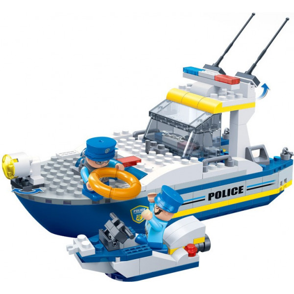 Фото - Пластиковий конструктор Banbao
"Поліція" (240 Ел.) Катер (7028)