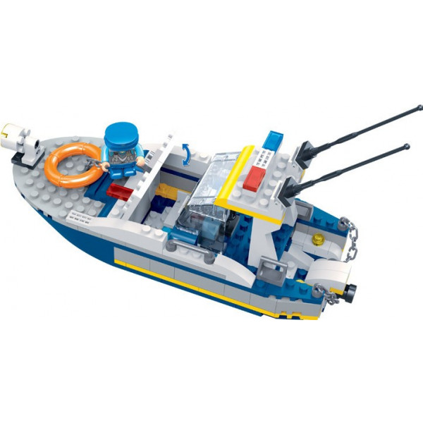 Фото - Пластиковий конструктор Banbao
"Поліція" (240 Ел.) Катер (7028)