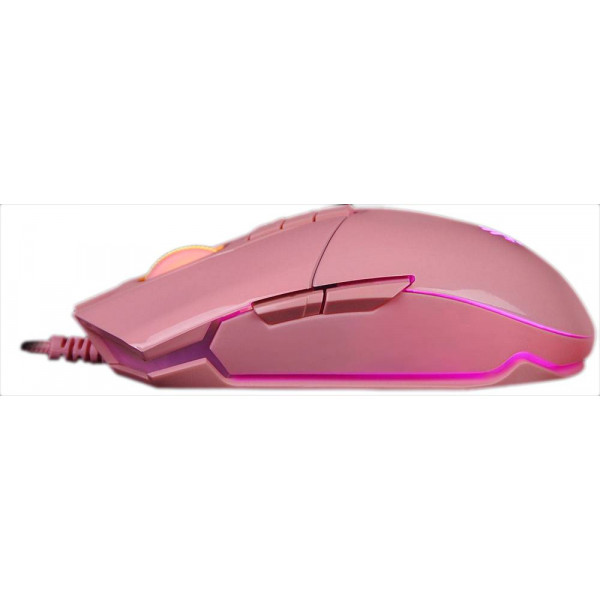 Фото - Миша дротова ігрова Bloody P91s (Pink)
