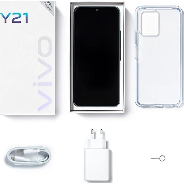 Фото - Смартфон vivo Y21 4/64Gb Diamond Glow