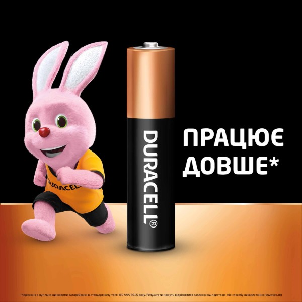 Фото - Батарейка тип AAA Duracell MN2400 (LR03) 18 шт. (5002779)