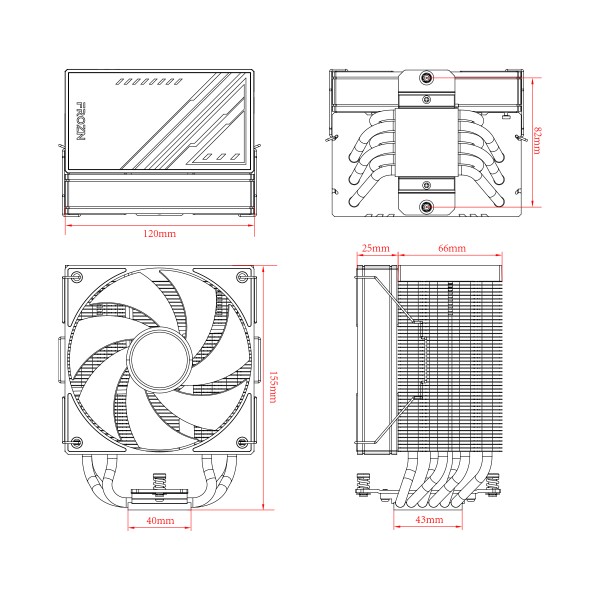 Фото - Процессорный кулер ID-Cooling FROZN A610 BLACK