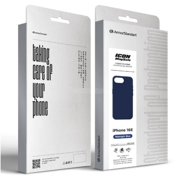 Фото - Чехол для смартфона Armorstand ICON2 MagSafe for Apple iPhone 17e / 16e Midnight Blue (ARM83968)