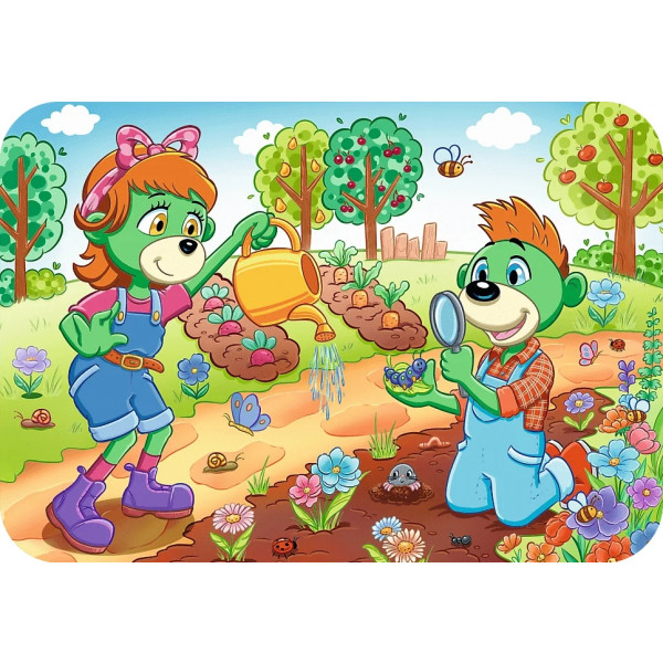 Фото - Пазли (3-4 роки) Trefl Знайомство з родиною Трефликів 24 ел. (20263)