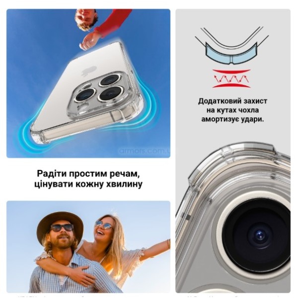 Фото - Чехол для смартфона Armorstandart Air Force for Xiaomi Poco M7 5G Camera cover Clear (ARM85152)