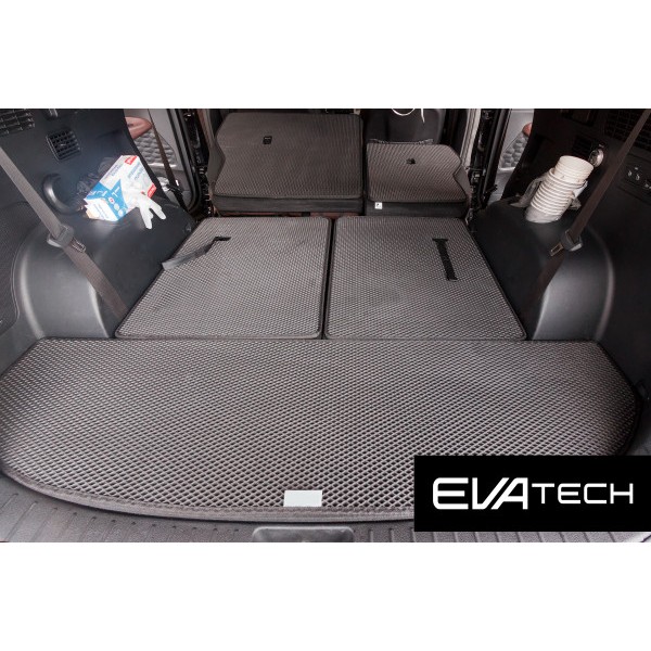 Фото - EVA коврик в багажник авто EVAtech для Santa FE (TM) 7 seats Hyundai 2018-2020 4 поколение SUV Korea (HY23822BE3RBB)