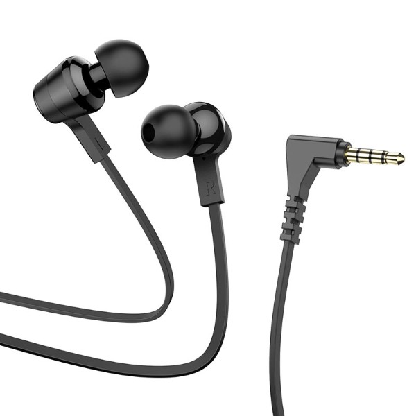 Фото - Наушники вкладыши проводные HOCO M86 Oceanic universal earphones with mic Black (6931474751621)