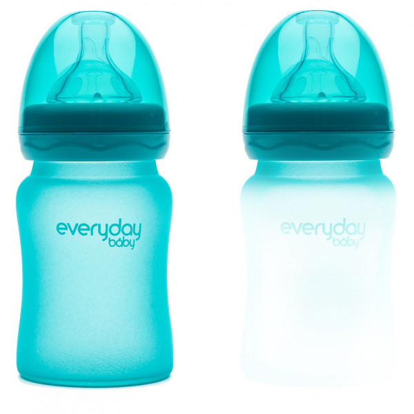 Фото - Пляшка для годування Everyday Baby термочутлива 150 мл., бірюзова (10203)