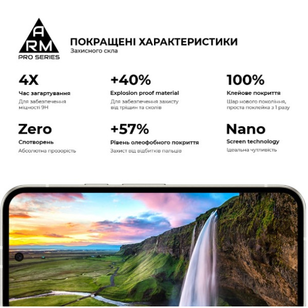 Фото - Захисне скло для смартфону Armorstandart Захисне скло ArmorStandart Pro для Xiaomi Poco M7 Pro 5G Black (ARM83140)