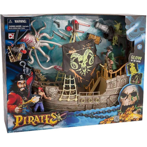 Фото - Набір ігрових фігурок Chap Mei "Пірати" The Witch Pirate Ship (505211)