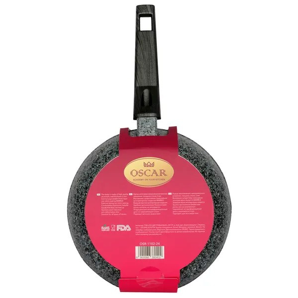 Фото - Сковорода універсальна OSCAR Master 28 см (OSR-1102-28)