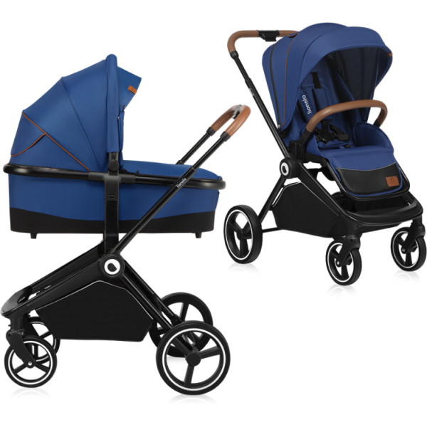Фото - Коляска універсальна 2 в 1 Lionelo Mika Blue Navy
