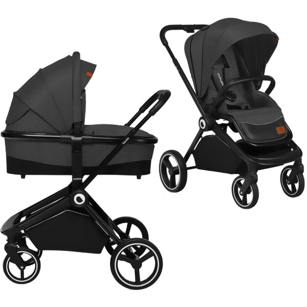 Фото - Коляска універсальна 2 в 1 Lionelo Mika Grey Graphite Фото - Коляска універсальна 2 в 1 Lionelo Mika Grey Graphite