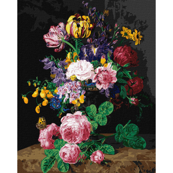 Фото - Картина за номерами Ideyka "Квітковий аромат" 40х50см (KHO2048)
