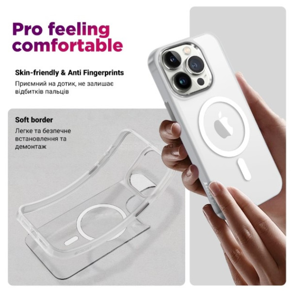 Фото - Чохол для смартфону Armorstandart Uniq MagSafe for Apple iPhone 16e Matte Clear (ARM83877)
