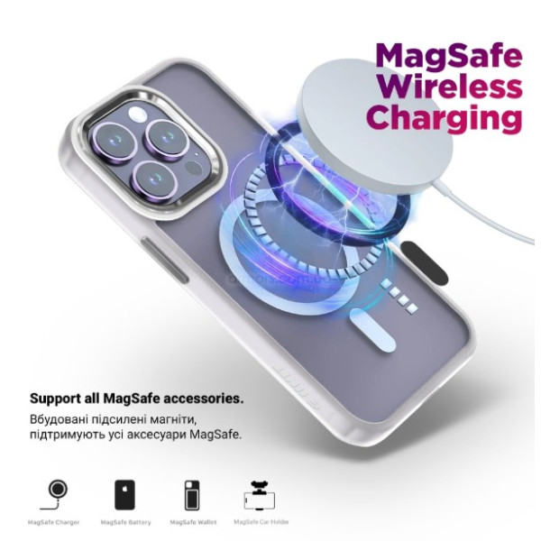 Фото - Чохол для смартфону Armorstandart Uniq MagSafe for Apple iPhone 16e Matte Clear (ARM83877)