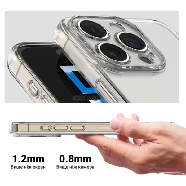 Фото - Чохол для смартфона Armorstandart Air for Motorola G15 Power Camera cover Clear (ARM83089)