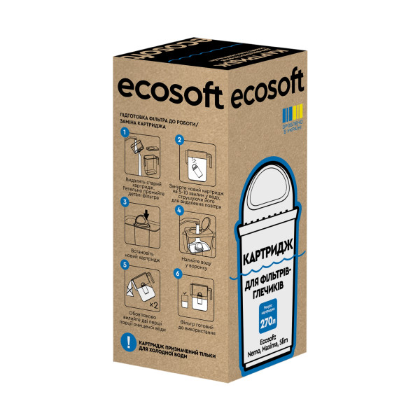 Фото - Картридж для фильтра-кувшина Ecosoft Улучшенный