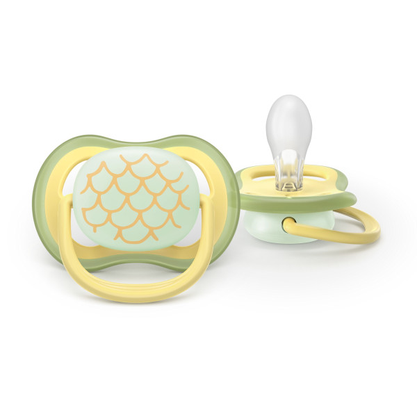 Фото - Ортодонтична пустушка Philips Avent Ultra Air Нічна, 0-6 міс. (SCF376/27)