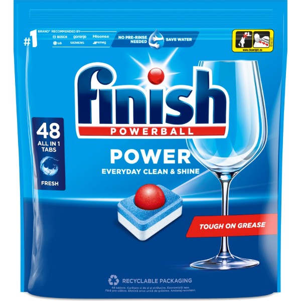Фото - Таблетка для посудомийної машини Finish All in 1 Max 48 шт. (5997321736259)