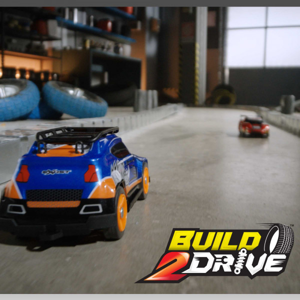 Фото - Радіокерована машинка Exost набір ''BUILD 2 DRIVE'' SUPER SPORTS синя (20702)