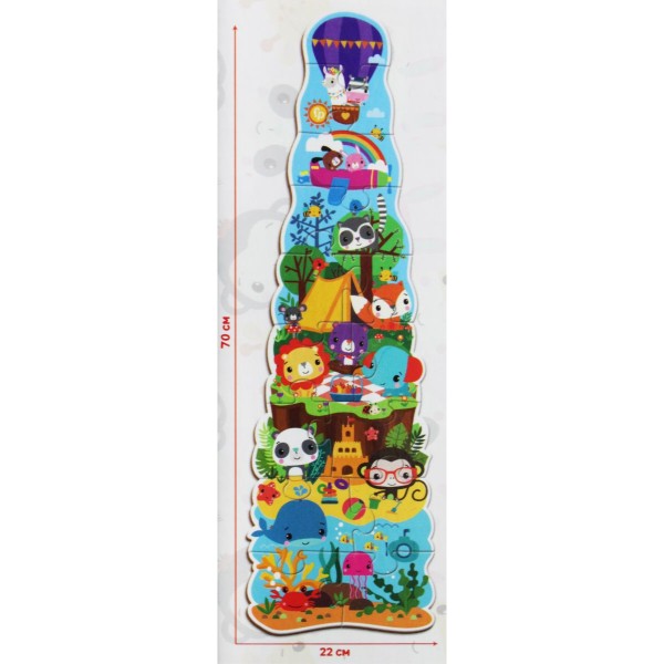 Фото - Пазли (3-4 роки) Vladi Toys Maxi Fisher-Price. Мої веселі друзі, укр. (VT1711-10)