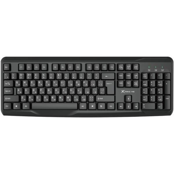 Фото - Клавиатура+мышь XTRIKE ME 1000dpi USB Black (MK-207UA)