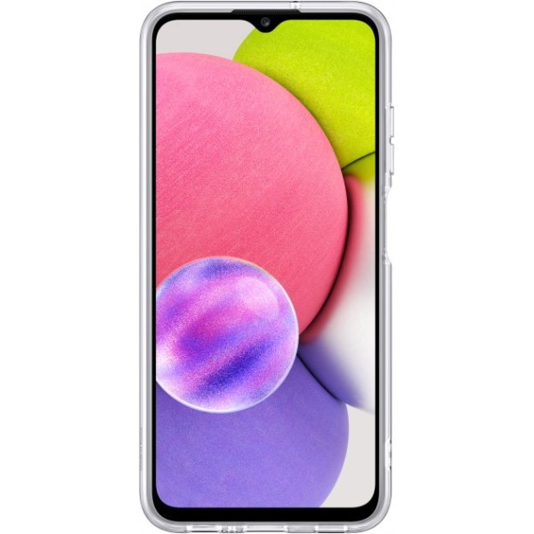 Фото - Чехол для смартфона Samsung Soft Clear Cover Samsung Galaxy-A03s Transparent (EF-QA037TTEGRU)