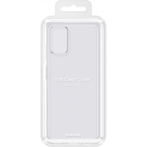 Фото - Чехол для смартфона Samsung Soft Clear Cover Samsung Galaxy-A03s Transparent (EF-QA037TTEGRU)