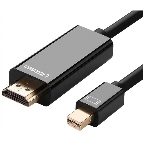 Фото - Кабель UGREEN MD101 Mini DP Male to HDMI 4K 1.5m Black (20848)