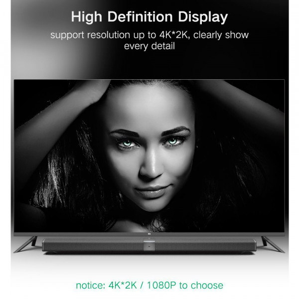 Фото - Кабель UGREEN MD101 Mini DP Male to HDMI 4K 1.5m Black (20848)
