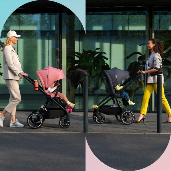 Фото - Коляска універсальна 2 в 1 Kinderkraft Nea Platinum Grey (KSNEA000GRY2000)